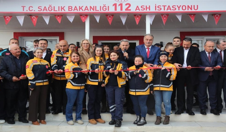 Güzelbahçe’de 52 No.lu Acil Sağlık İstasyonu Hizmete Açıldı